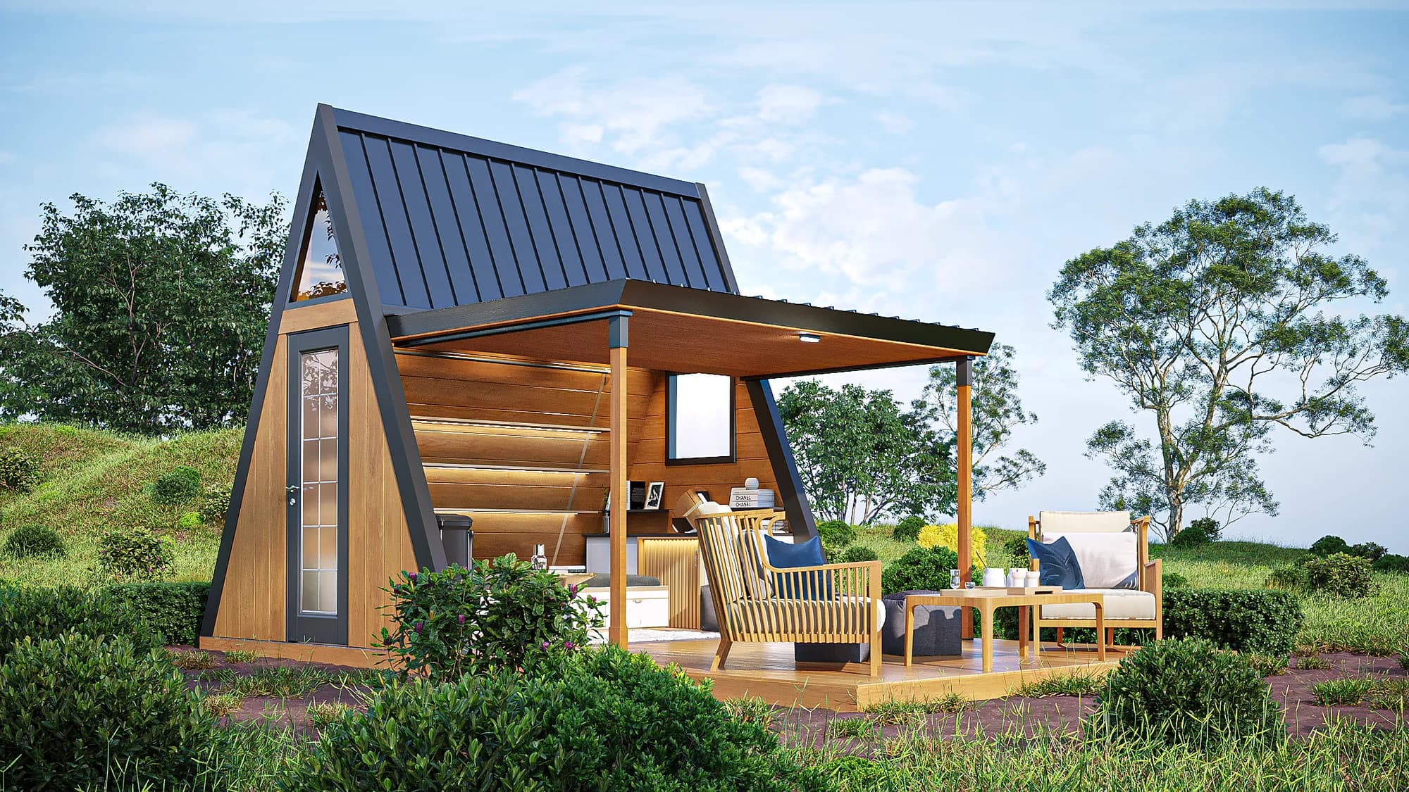 Camp Cabin with Terrace